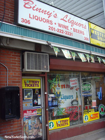 Binny's Liquors in downtown Jersey City